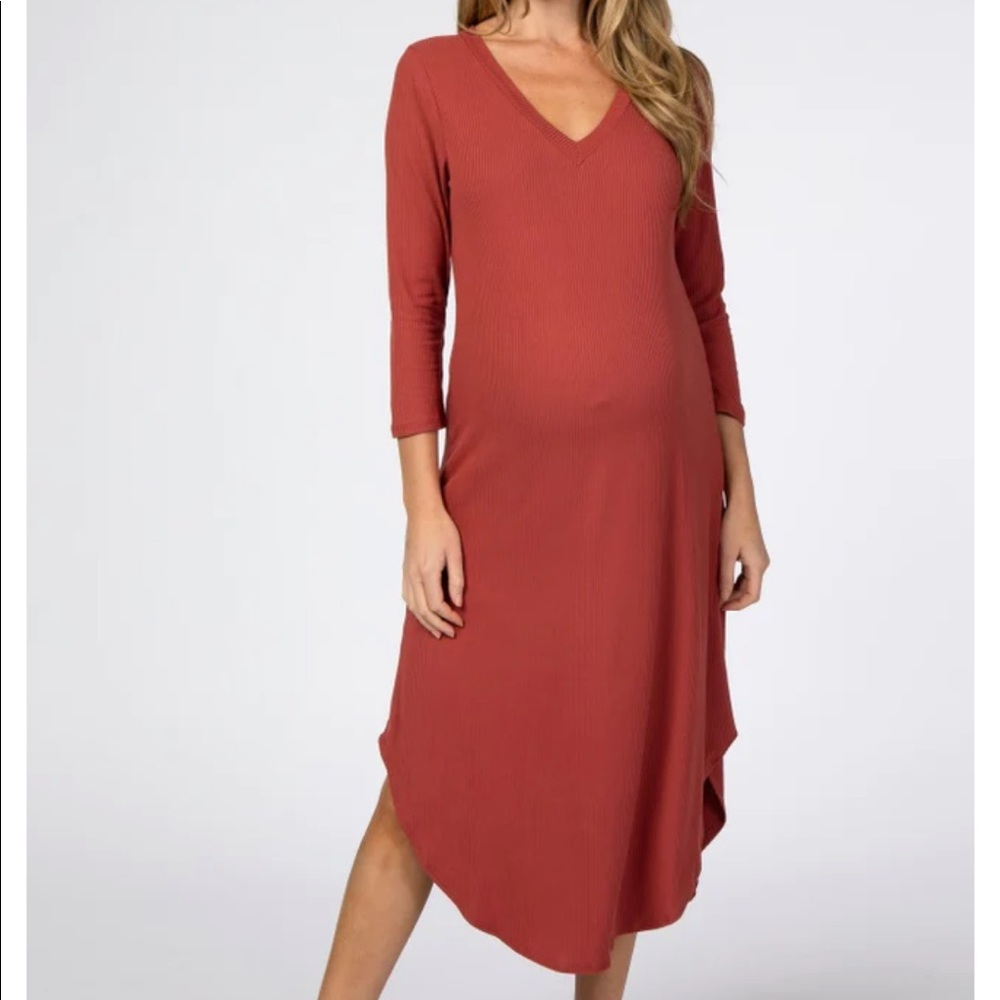 NWT! Maternity Midi Dress!